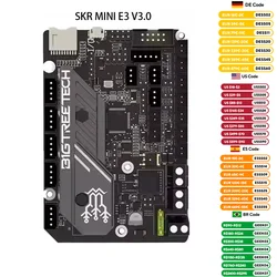 BIGTREETECH SKR 미니 E3 V3.0 3D 마더보드 미니 E3 V2 TMC2209 3D 프린터 액세서리 엔더 3 업그레이드 BTT SKR V1.4 터보용