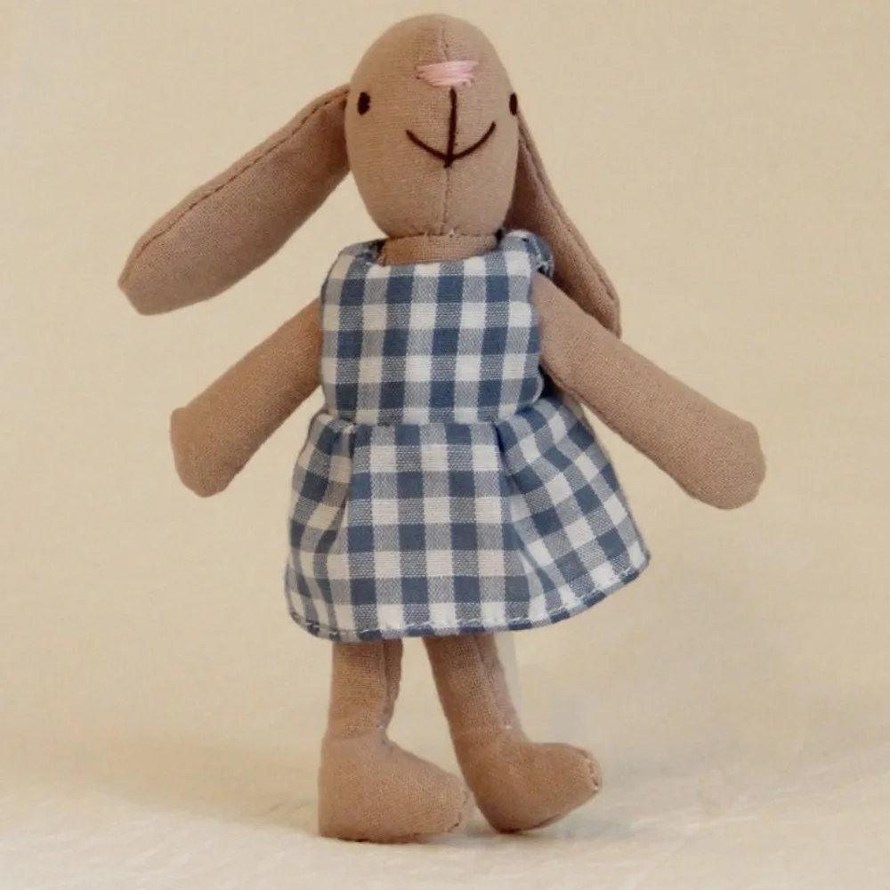 Soothing Doll Rabbit Waldorf Doll Native Kawaii Cartoon Plush Stuffed Doll Stuffed Soft Handmade Doll Toy Preschool Education