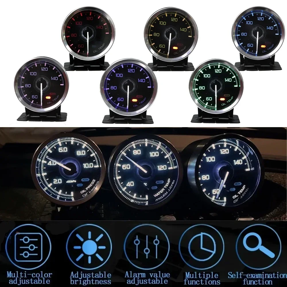 

Def* Advance A1 Turbo Boost Gauge Water Temp Volt Oil Pressure Racing Meter Fuel Press Air Fuel Ratio Meter Vacuum Car Gauges