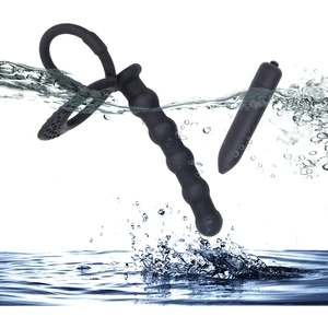 二重浸透アナルプラグディルドバットプラグ男性用マッサージマッサージ膣のストラップ用バイブレーターカップル用大人の大人のおもちゃ 8ベスト販売アタッチ可能な膣シリコン-4