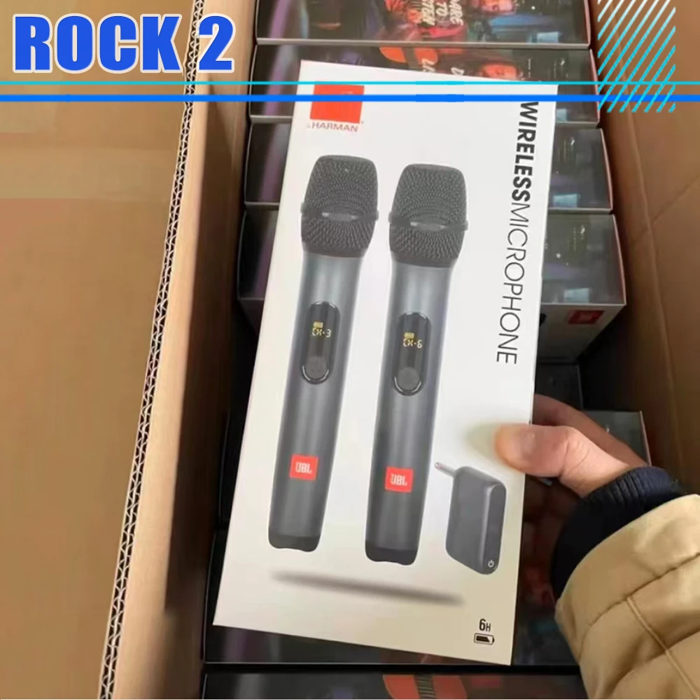 Per JBL WIRELESSMICROPHONE ROCK 2 Karaoke wireless professionale dinamico portatile 2