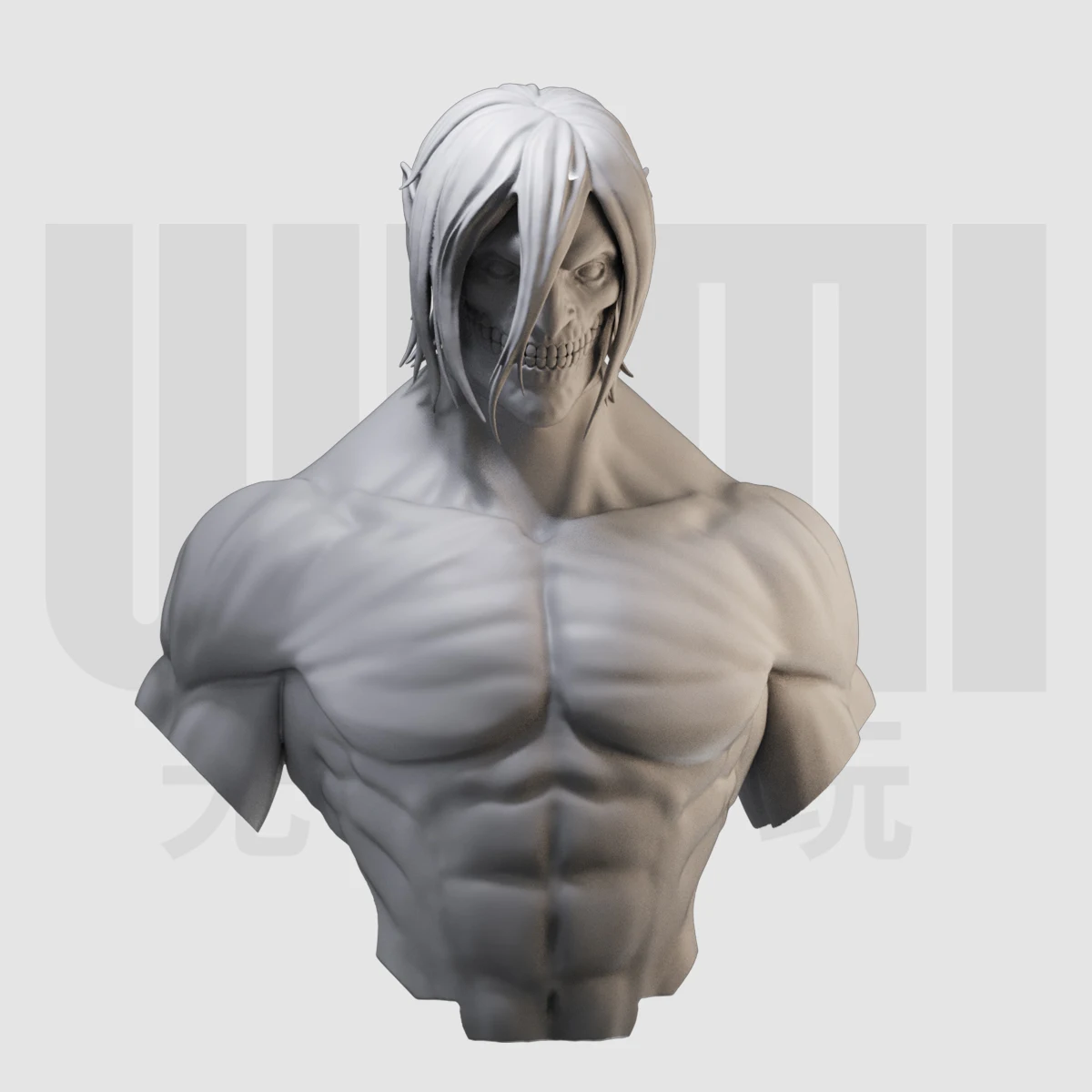 

1/10 Bust GK Resin White Model figure Model