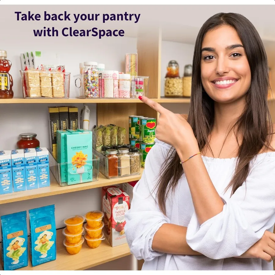 Органайзеры для кладовой и органайзер для хранения и шкафа. Кухонные органайзеры и хранения вещей. Отличный органайзер для холодильника или закусок.