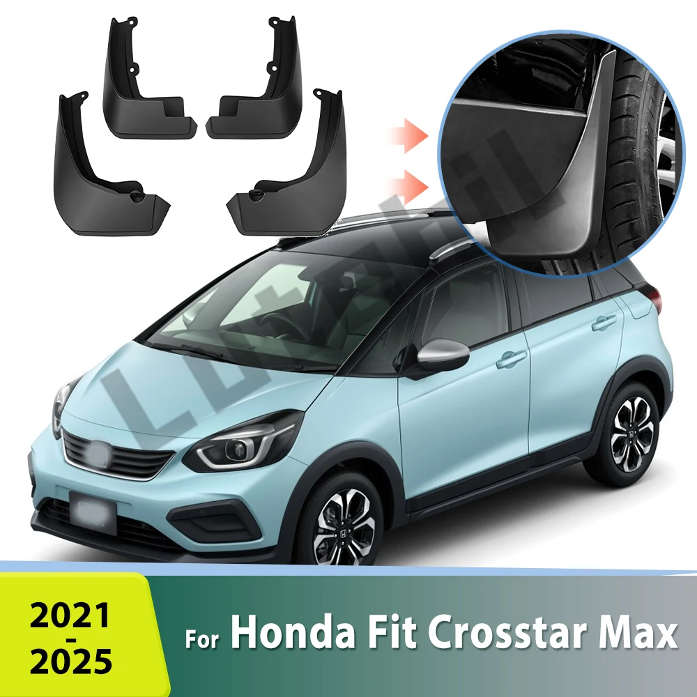 For Honda Fit Crosstar Max 2021 2022 2023 2024 2025 Fender Mudflaps Splash Guards Mudguards Mud Flaps car Accessories