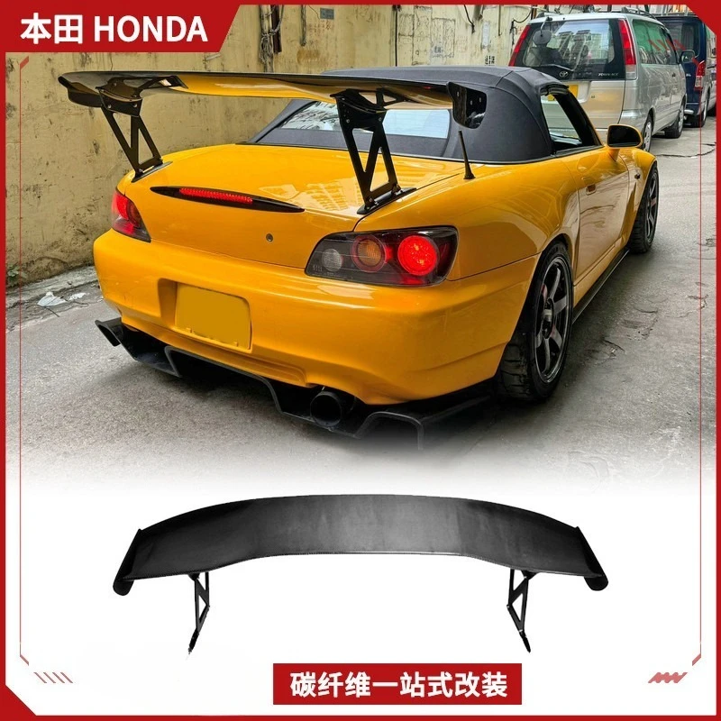 

Suitable For Honda S2000 Carbon Fiber Modification Js Racing, Fixed Wind Wing, Style Racing GT Rear Wing
