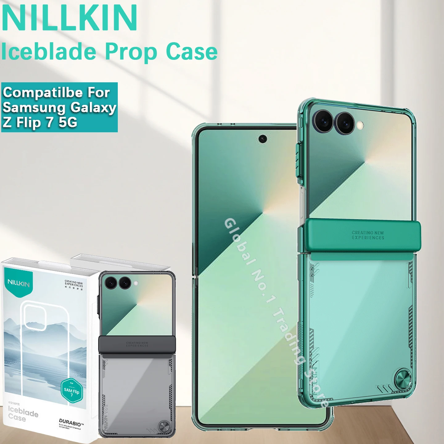 

Nillkin For Samsung Galaxy Z Flip7 5G/Flip 7 5G Iceblade Prop Magnetic Case Folding Magsafe protective cover phone case shell
