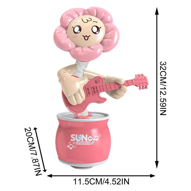 Musical Sunflower Toy Flower Toy Musical Sunflower Children Electric Swing Electronic Sunflower For 3 Years Old