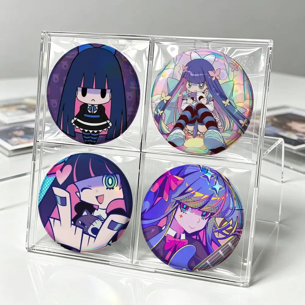 A-Characters Anarchy Stocking   Anime Creative Tinplate Soft Button Pins Animal Icon Brooch Lapel Backpack Badge Accessories Pin