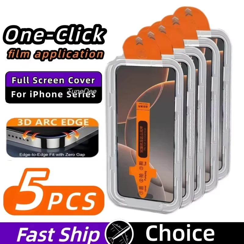 

1-5PCS 8K Oleophobic Coating Dust Free Easy Install Screen Protector For Samsung Galaxy S25 Ultra S25 FE S25 Plus Tempered Glass