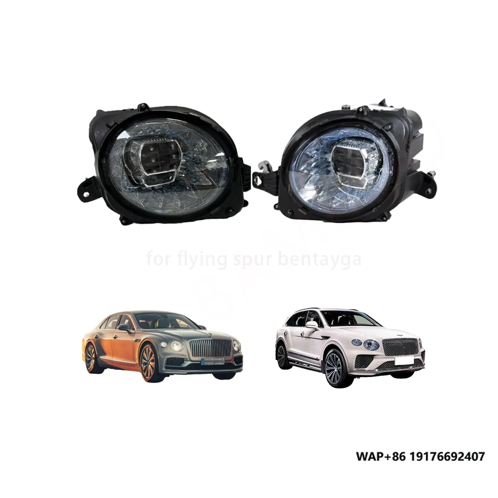 

New 24V LED Headlights forBentley Continental Flying Spur Bentayga Facelift 3SE941005 3SE941006 6000K Color Temperature