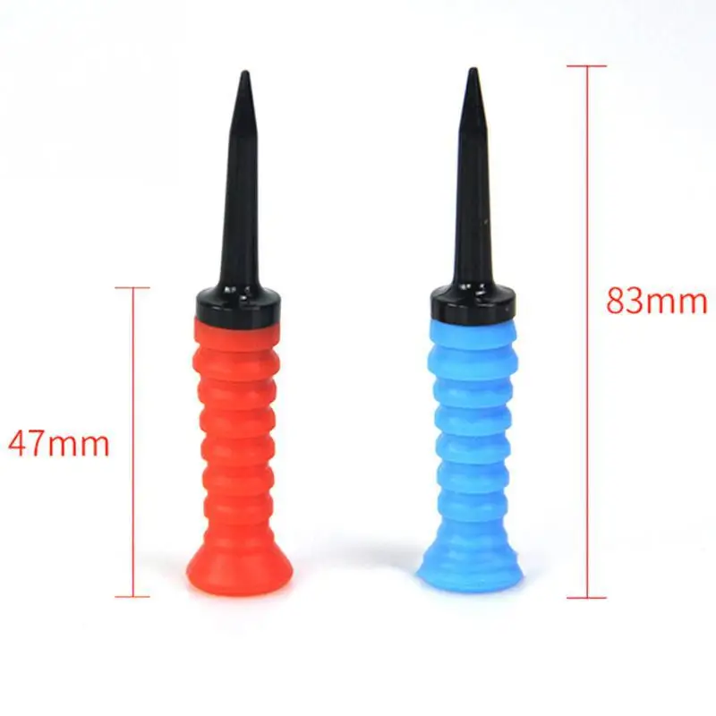 5 قطعة/الحقيبة العلامة التجارية الجديدة جولف تيز 83 مللي متر المطاط مطاطا المحملة مقاومة منخفضة 5 ألوان مختلطة