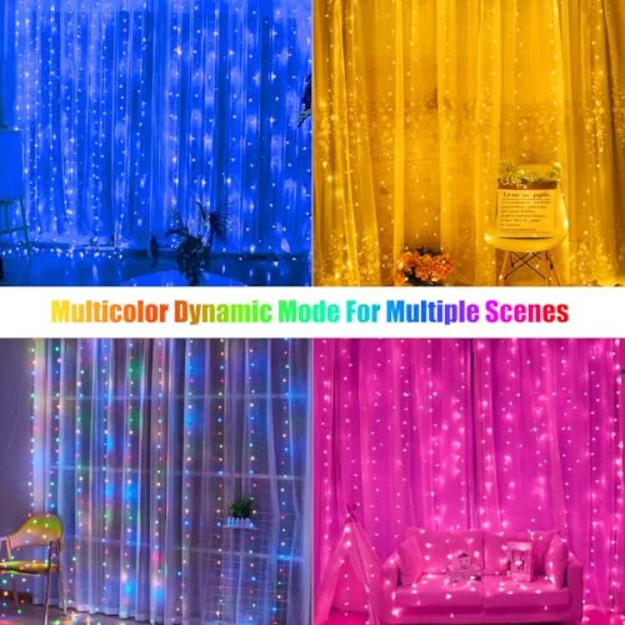 full curtain light installation