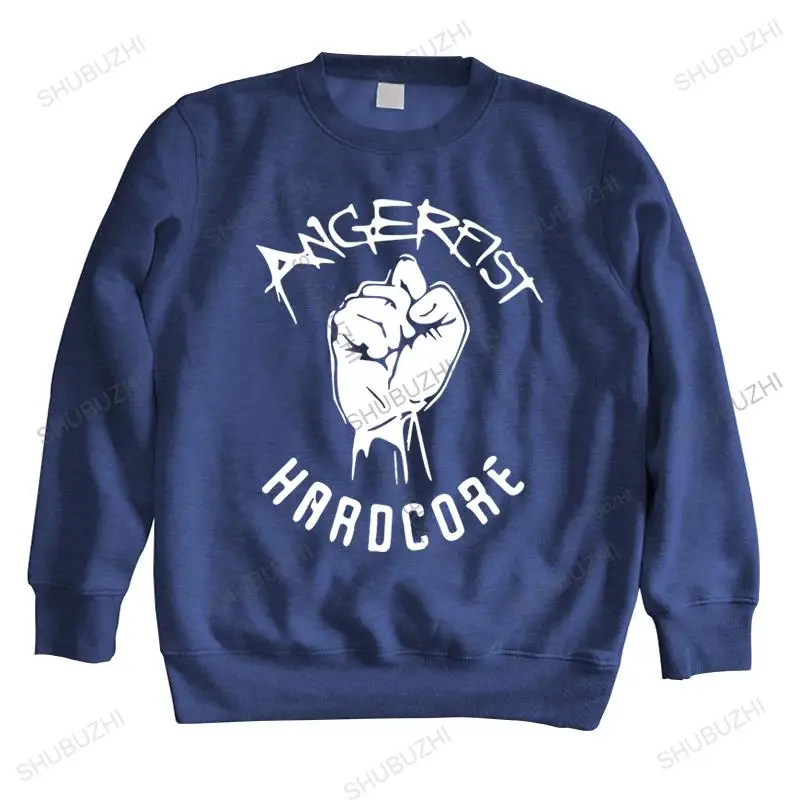 Man crew neck High Quality fashion brand hoodie Angerfist hoody Dutch Hardcore Producer DJ sweatshirt O Neck hoodie EU Size