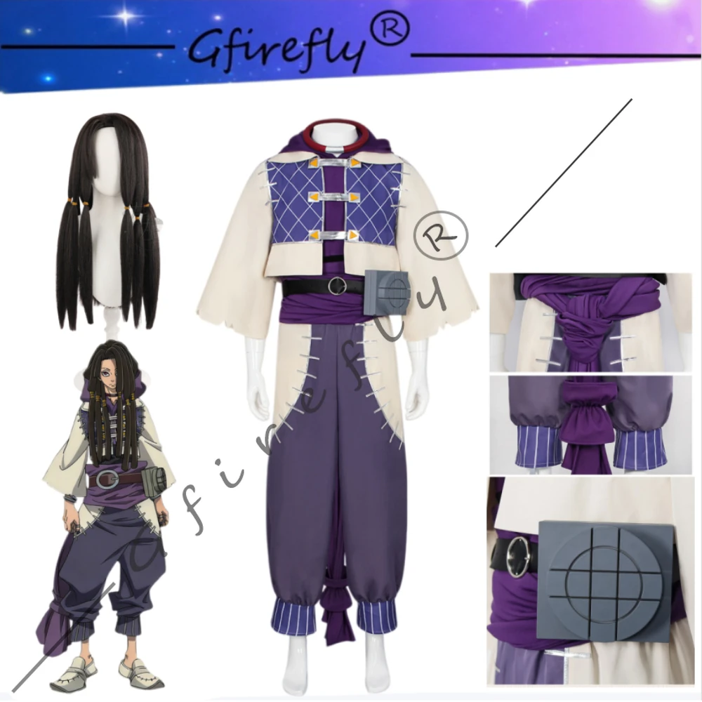 

Gachiakuta Jaba Exquisite Cosplay Costume with Wig Accessories Full Set Unisex Halloween Stage Performance Comic Con Outfit