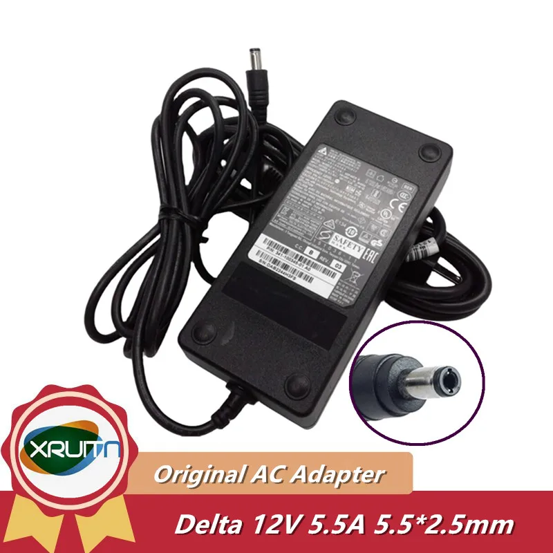 

Genuine DELTA ADP-66CR B 12V 5.5A 66W AC Adapter Charger For CISCO JUNIPER 341-100345-01 740-067519 PA-1660-2SA1 Power Supply