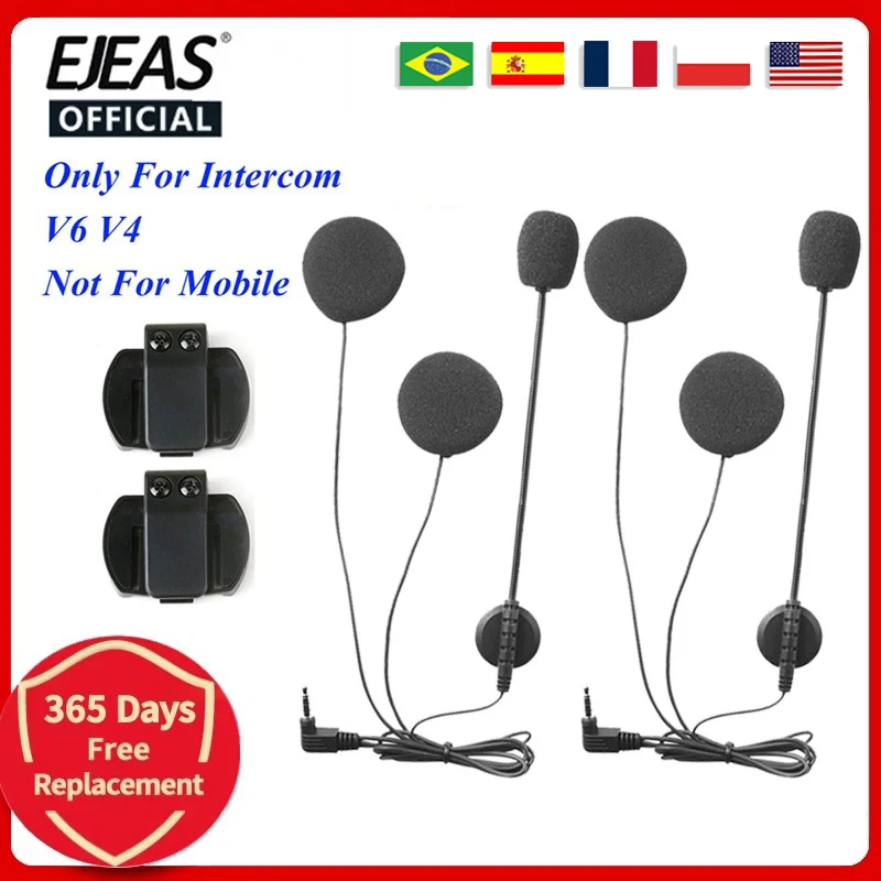 v6v6 Kask Başı Telefonu İçin Uygun Kablo Bağlantısı: EJEAS V6 V6 Pro Kask Kulaklık Adaptörü İncelemesi