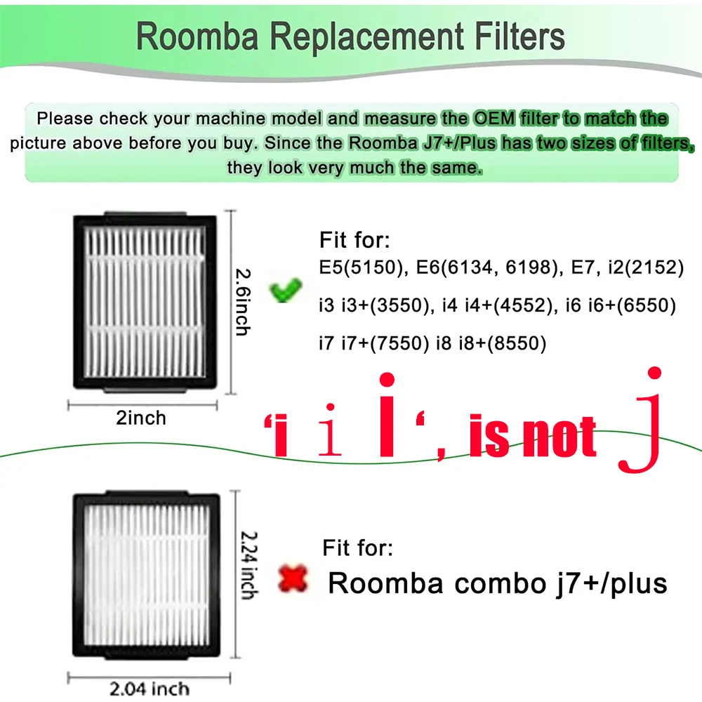 Irobot Roomba e iシリーズ,e5,e6,i7, i6, i1, i2, i3, i3,i4, i8のスペアパーツ,ゴム製サイドブラシ,ダストバッグ