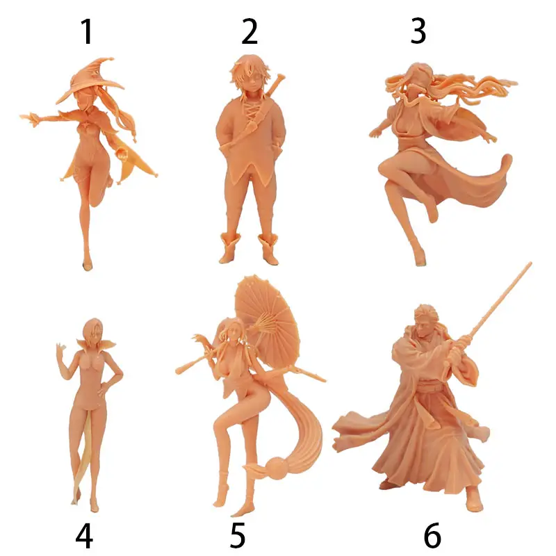 1/64 Figura Personaggi di animazione Modello 1/43 1/35 Kit garage con stampa 3D bellezza sexy È necessario colorare da solo Numero 404