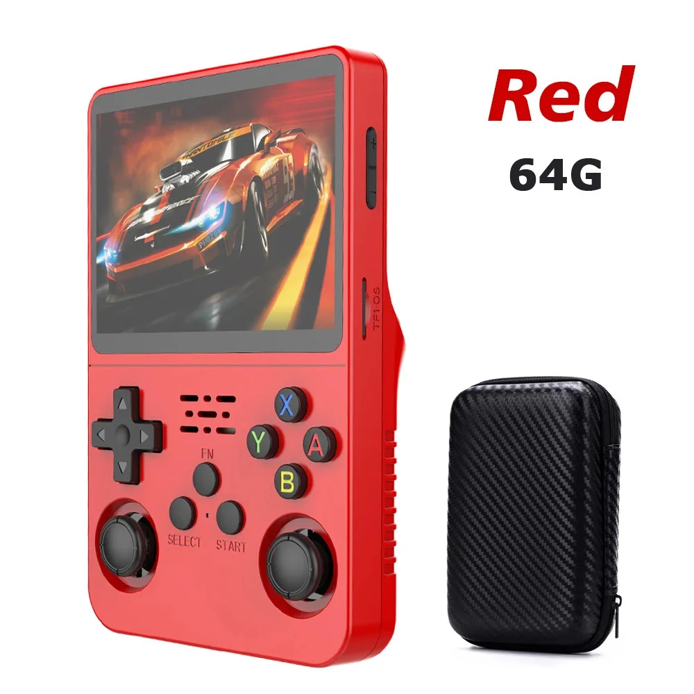 Console Portable R36MAX – Écran IPS 4 Pouces, Système Linux, Batterie 4000 MAh, 128 Go, +20 000 Jeux Rétro Intégrés