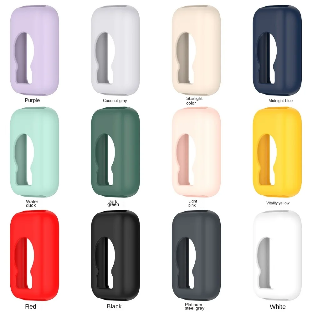 Capa protetora de silicone à prova de choque para xiaomi mi band 8 pro, colorido, anti-riscos, anti-riscos, à prova de choque