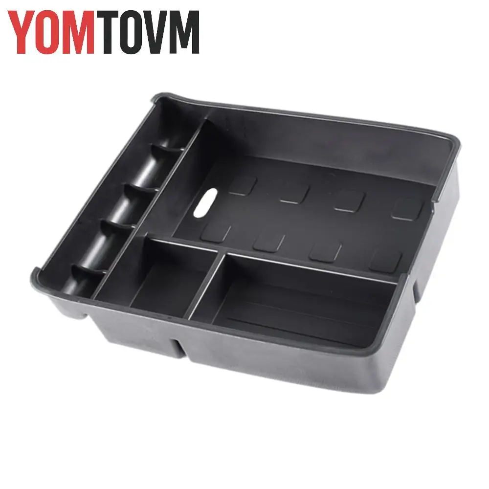 Armrest Secondary Storage Center Console Organize Center Tray Car Center Console Tray for Toyota Highlander Kluger 2008-2013