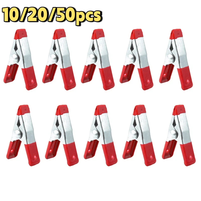 10/20/50Pcs Metal Spring Clamps Set 2-Inch Clips Durable for Various Purposes - New 2-Inch Metal Spring Clamps - Set of 10