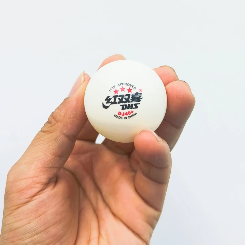 DHS WTT-3 Star Tênis de mesa Ping Pong Balls, DJ40 +, Oficial, Uso, Jogos internacionais, 6 pcs por caixa