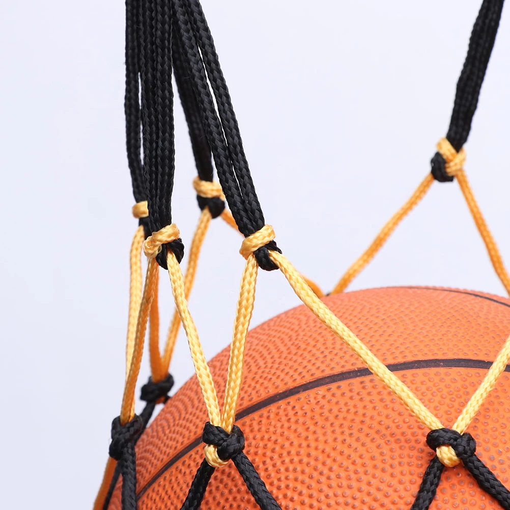 

6 pcs Nylon Mesh Bags Durable Drawstring Ball Bag for Sports ganizer Bold Basketball Pcs Storage Pouch Soccer Carrier