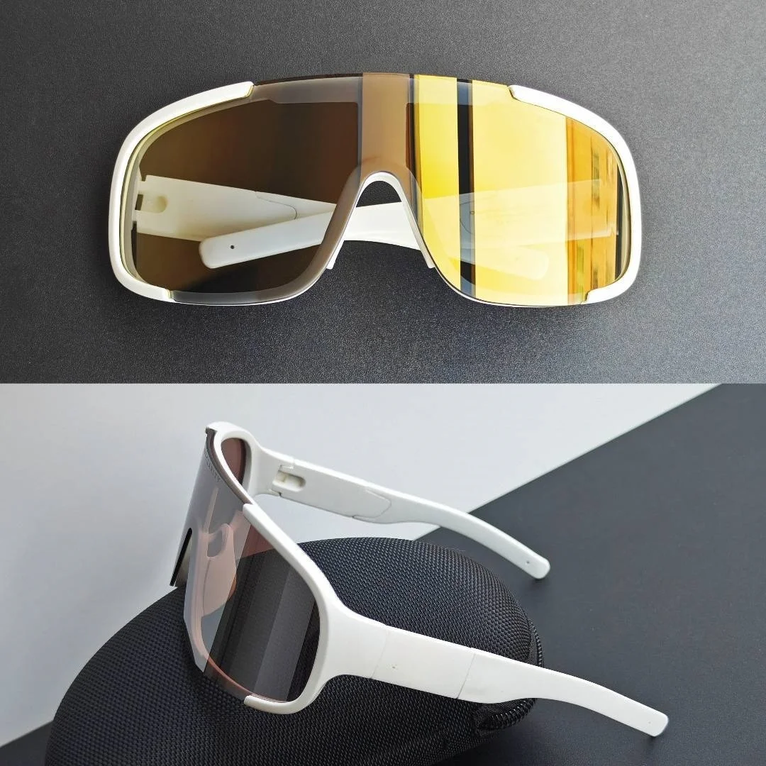 

Luxury Brand Outdoor Cycling Glasse UV400 Protection Sunglasse Large Frame High-definition Windproof and Impact-resistant Goggle