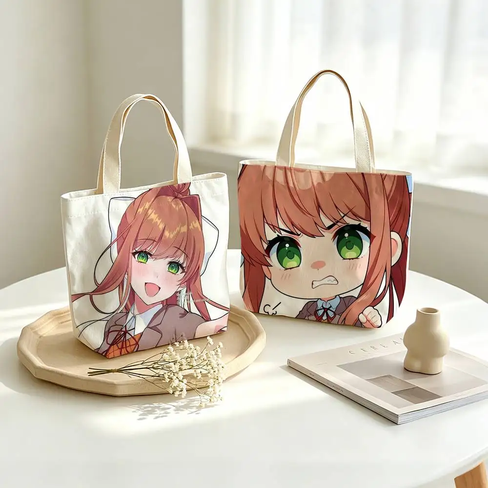 

VN DDLC M-MonikaVN Printed Canvas Tote Bag Shoulder Bag Commuter Mommy Shopping Bag