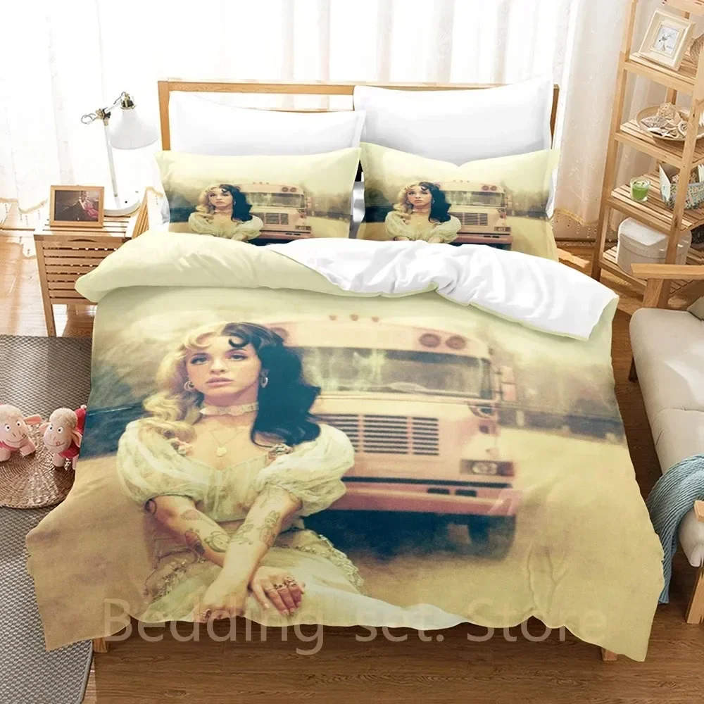 

New Melanie Martinez Bedding Set Single Twin Full Queen King Size Bed Set Adult Bedroom Duvetcover Sets Kawaii Bed Sheet Set
