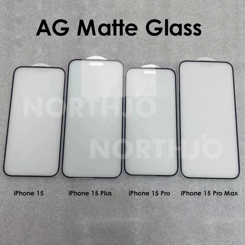 100Pcs Matte Tempered Glass Film For iPhone 16 Pro Max 15 14 Plus 13 12 11 XR Xs Full Covering Screen Protector