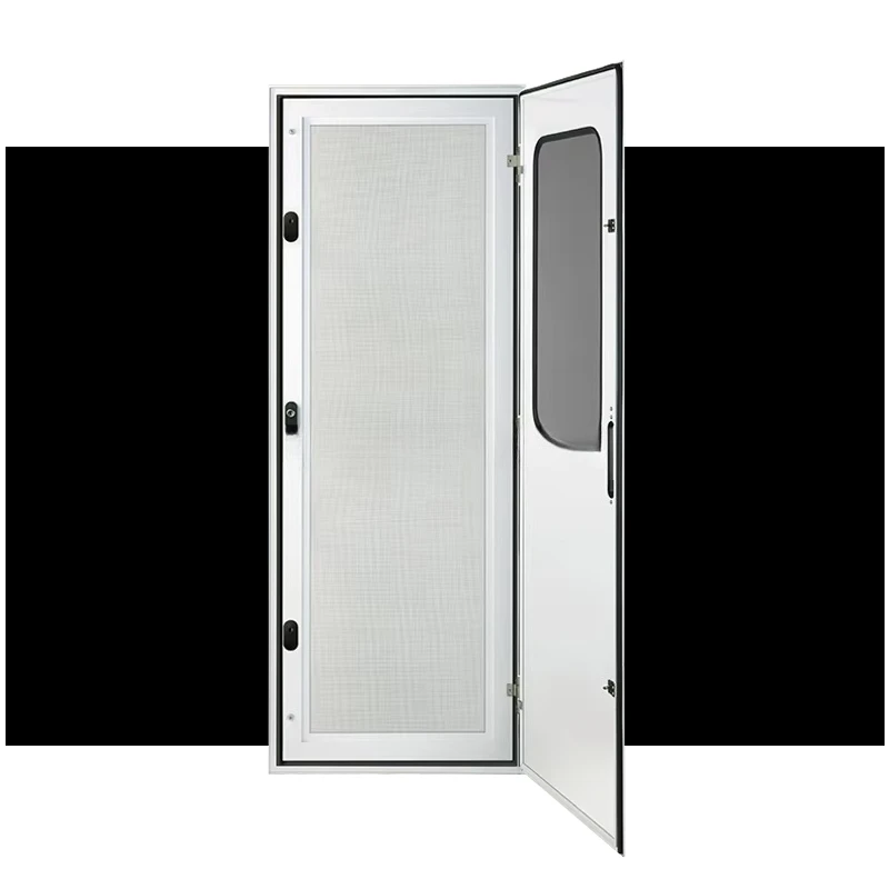 DC Series Aluminum Alloy Entry Door for Caravan RV Motorhome & Camper Vehicles with 3-Point Electromotive Lock view 3