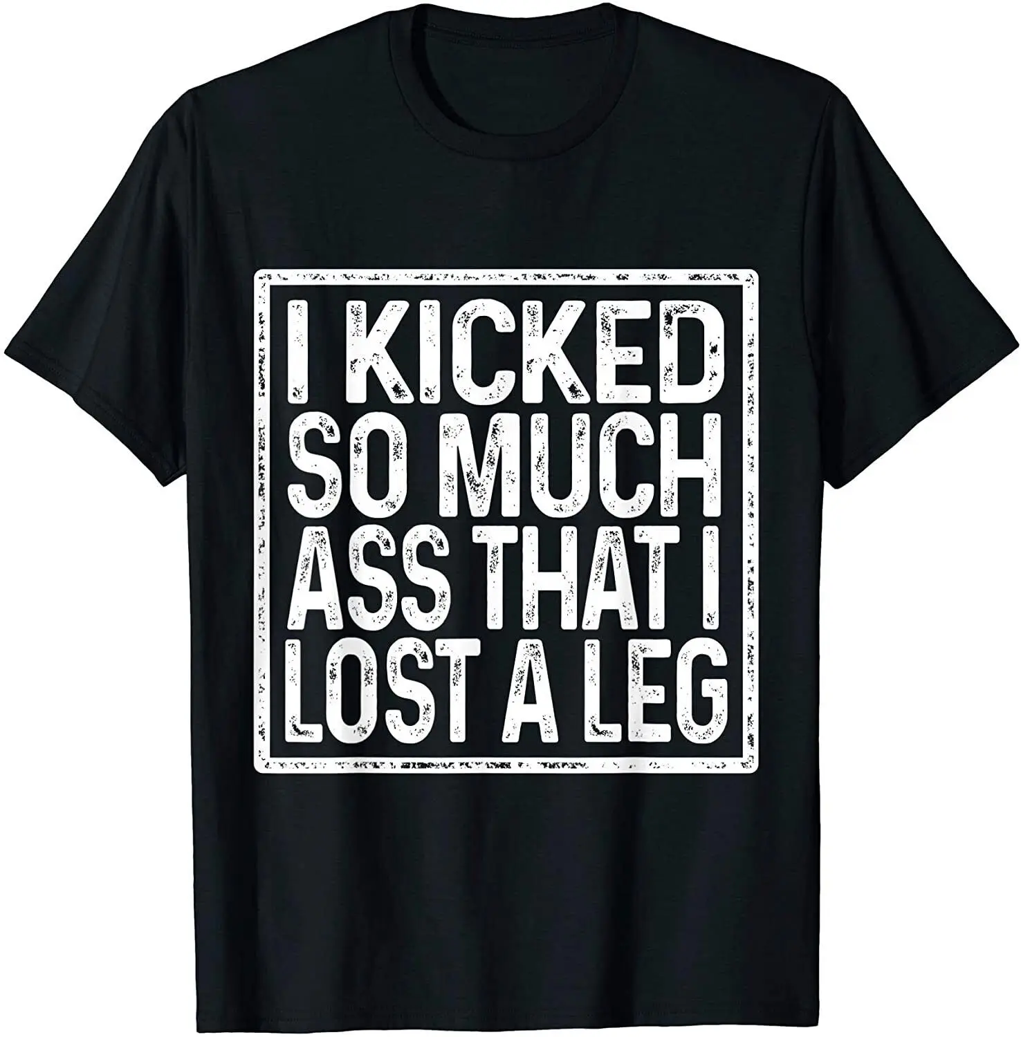 NEW! Amputee Humor Lost Leg Funny Recovery Gifts T-Shirt