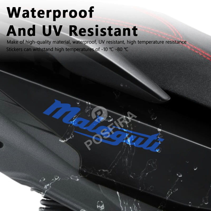 POSFIRA Motorcycle Stickers Vinyl Decals for Malaguti Phantom F12 F10 F15 Firefox Dune 125 Madison 125 250 300 XSM Accessories 4