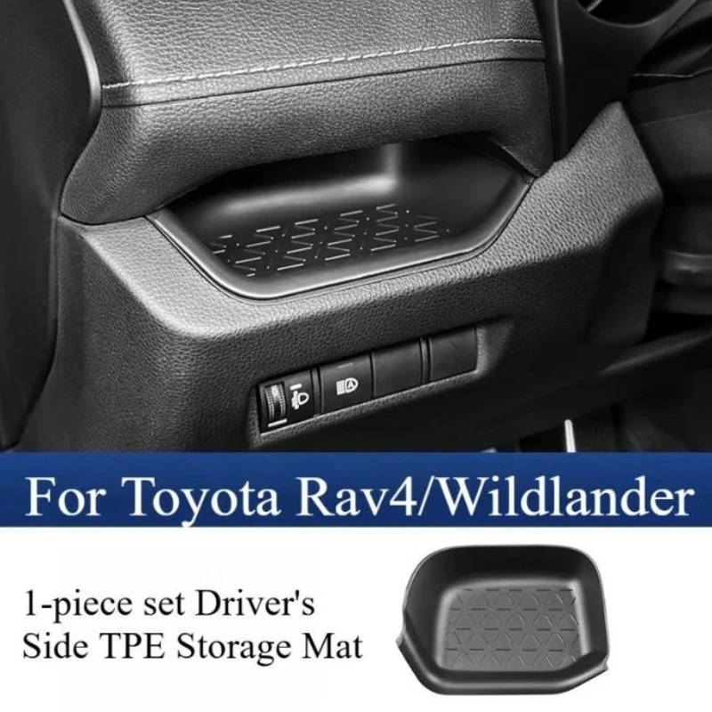 

For Toyota Rav4/Wildlander 2020-2025 Co-pilot Storage Pad Central Control Door Slot Pad Non-slip Pad Decorative Products