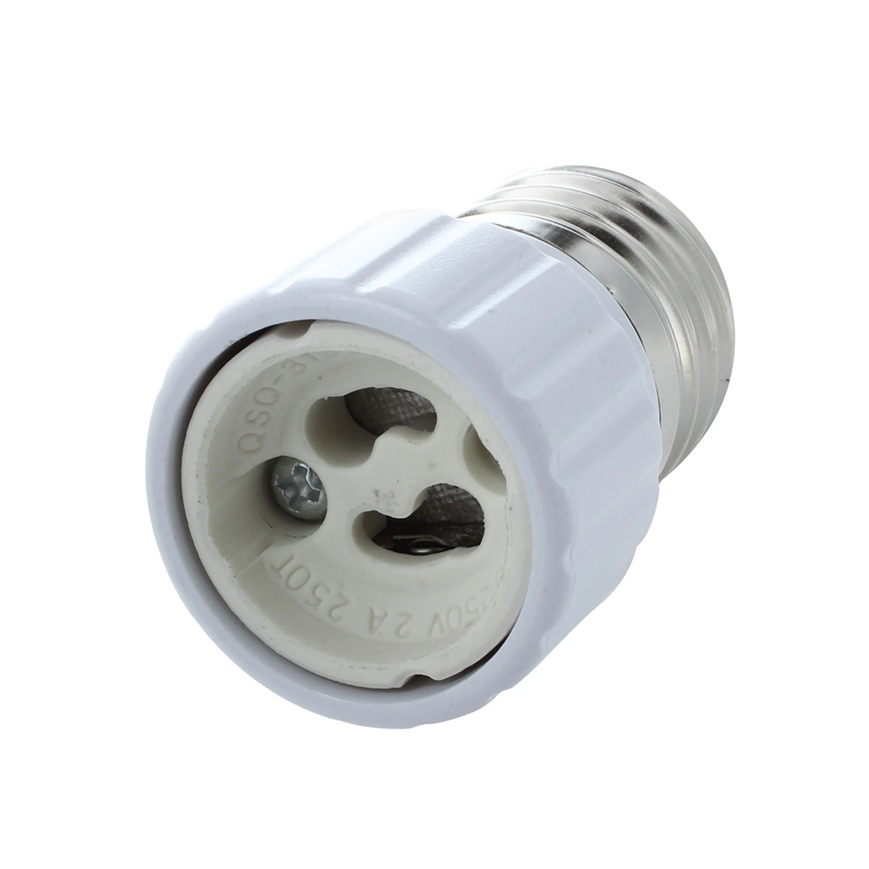 AT21-E27 To GU10 Lamp Light Bulb Base Socket Converter Adaptor 10 Pack