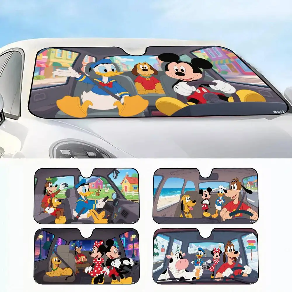

Disney's Mickey Mouse House Car SunShade Car insulation windshield sunshade, UV blocking sunshade protector
