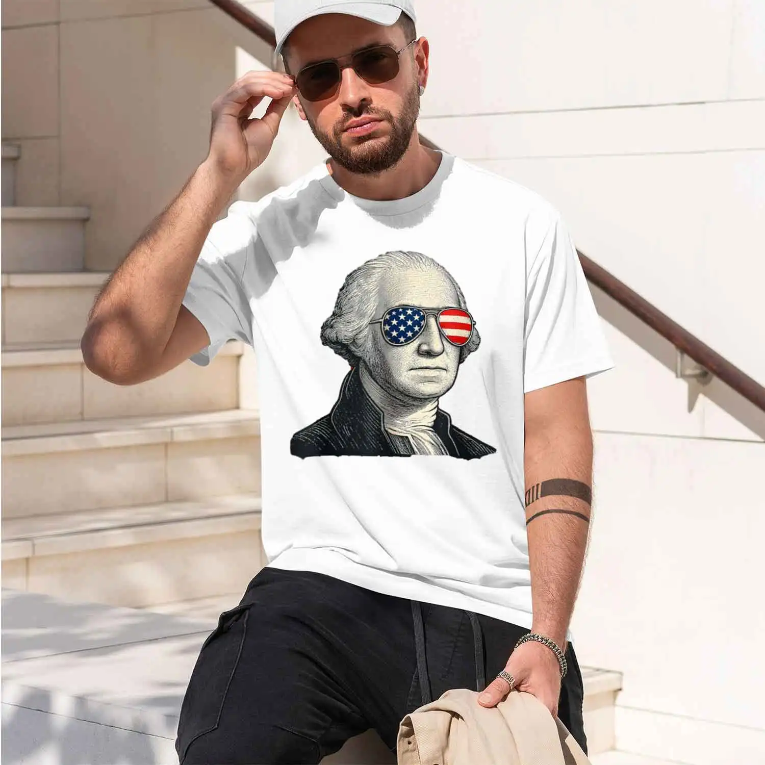 The British Blew 13 Colony Lead Funny Washington 4Th Of July T-Shirt Summer Short-Sved Breathable Sweat-Wking Versatile 2026 New