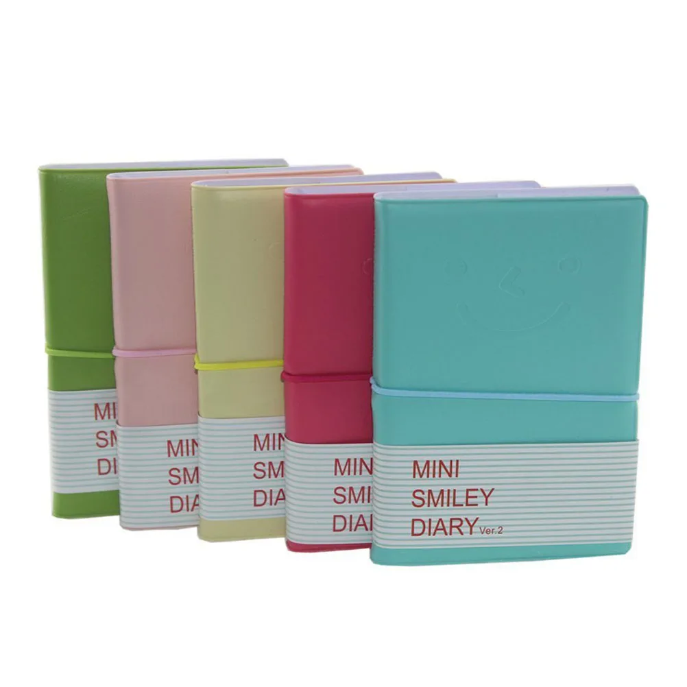 Блокнот из искусственной кожи с цветными страницами