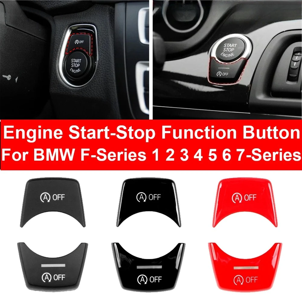 Car Start Stop Engine Off Button Switch Cover Replace Trim For BMW F20 F22 F30 F32 F34 F36 M3 M4 F80 F83 F10 F07 F06 F12 F01 F02