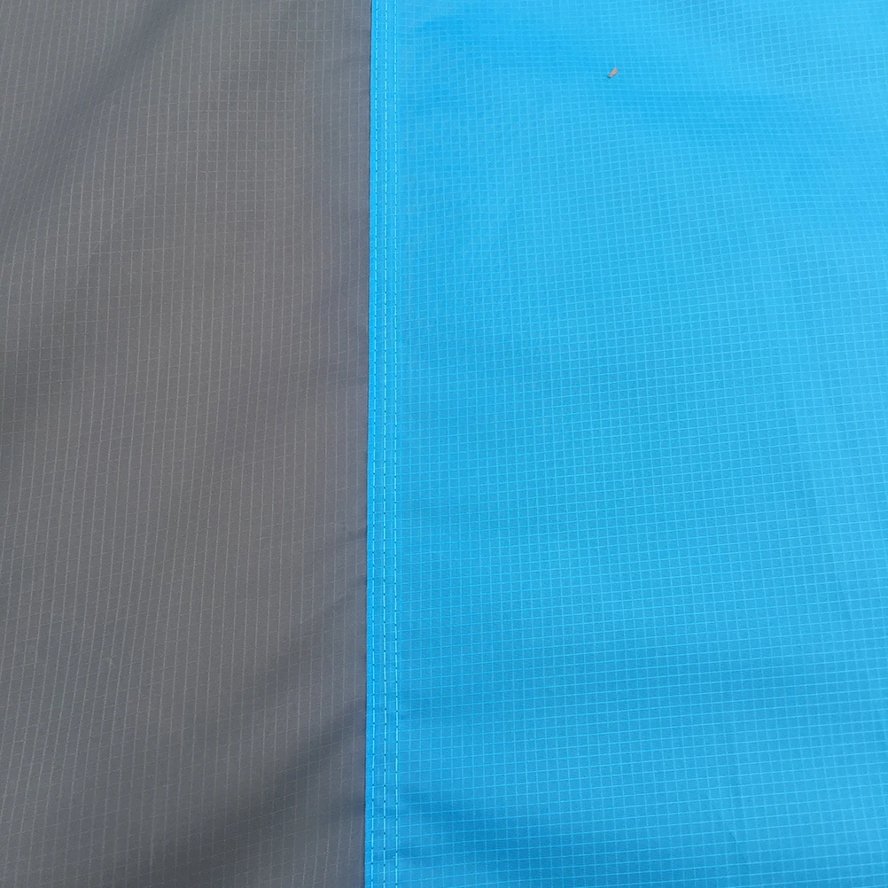 

Lightweight Waterproof Picnic Mat Blue Gray Outdoor Camping Beach Pad Portable Foldable Rug for Travel Hiking Ground Cover