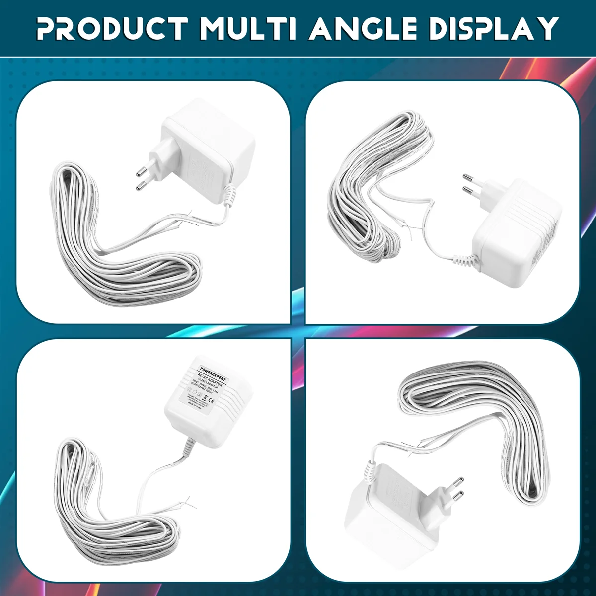 

【Опадение цены】адаптер трансформатора дверного звонка 24 В для видеодверных звонков, повышенная производительность и простая установка, вилка европейского стандарта