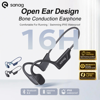 Sanag B22s Bone Conduction Earphone 16Hours Playtime IPX5 Waterproof Bluetooth 5.3 Dynamic Spatial Sound Field Earphone