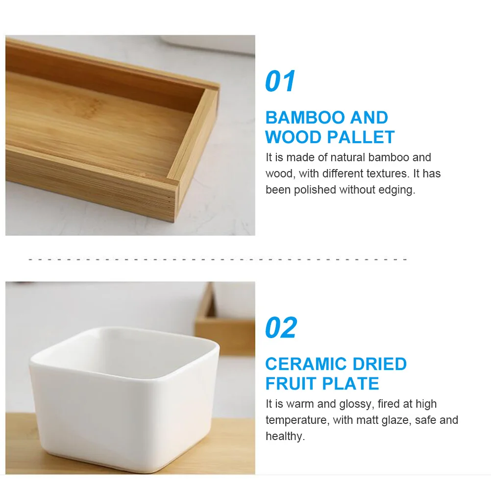 

1 set 1 Set Snack Plate Multi-Grid Divided Food Tray For Home Kitchen Storage Bowl Dinner Plates Serving Dishes Compartment Tray