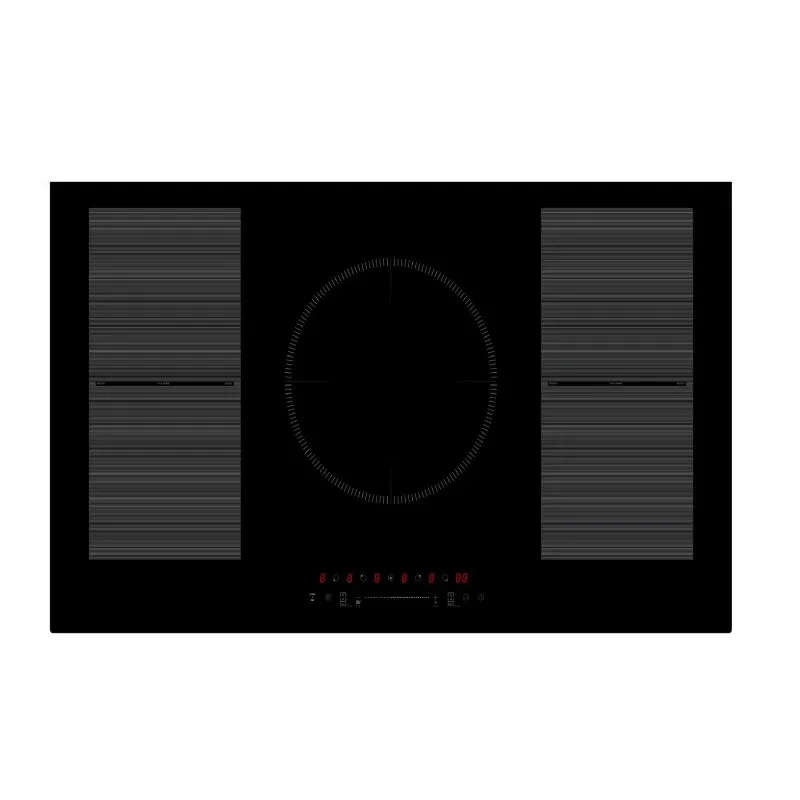 90Cm built-in induction cooker hob 5 burner ceramic panel household and hotel power supply