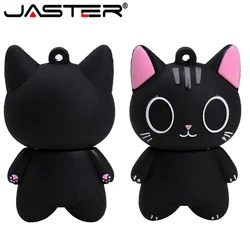 JASTER – Clé usb 2.0 personnalisé, support à mémoire de 4gb 8gb 16gb 32gb 64gb 128gb, lecteur flash jeux de chat, disque u, stockage externe