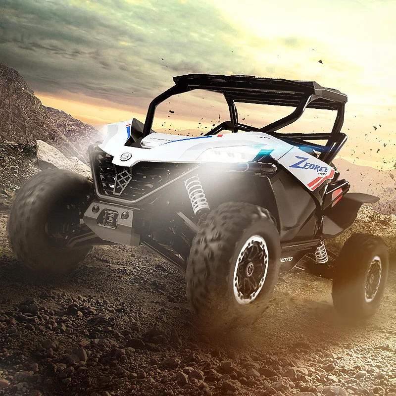 New 1/12 2.4G RC Cars Simulation Full Scale SSV ZFORCE SPORT R Off-road Vehicle 4WD Alloy Climbing Car All Vehicle Light