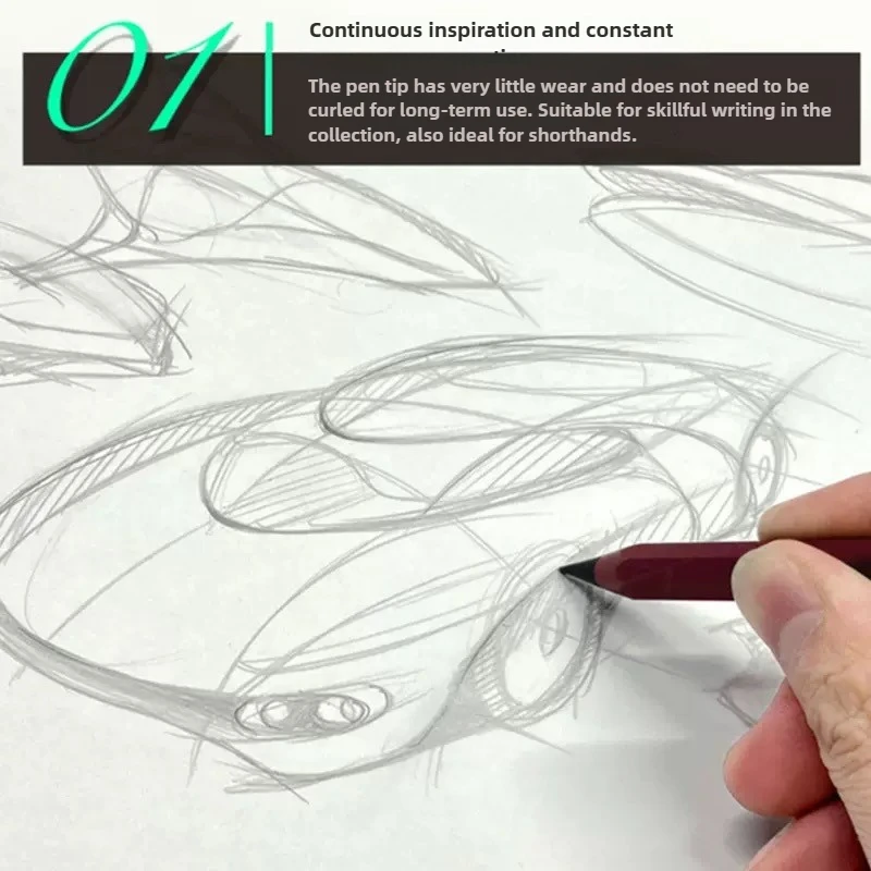 6/1 PCS 금속 영원한 잉크 펜 없음 6 색 마술 연필 무제한 신기술 쓰기 그림 편지지 학교 용품