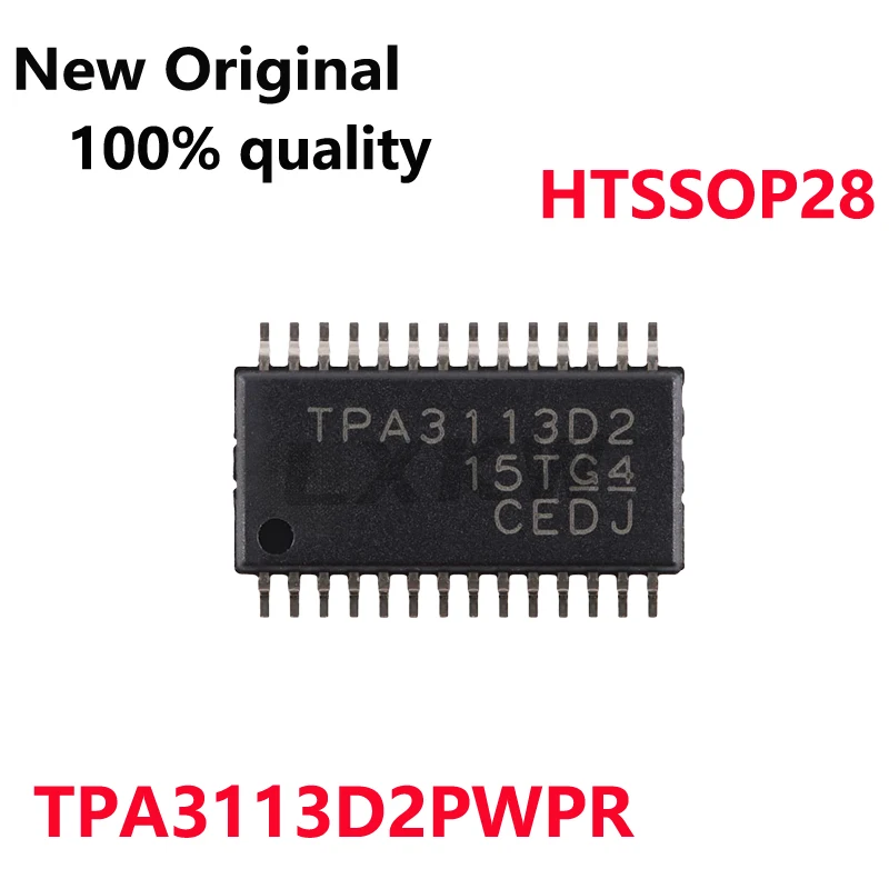 5/PCS New Original TPA3113D2PWPR TPA3113D2 TPA3113 TSSOP-28 Mono Class D audio amplifier chip In Stock